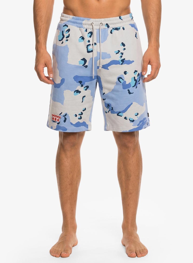 Grimey Concreat Jungle All Over Print Baggy Sweatshorts - Image 2