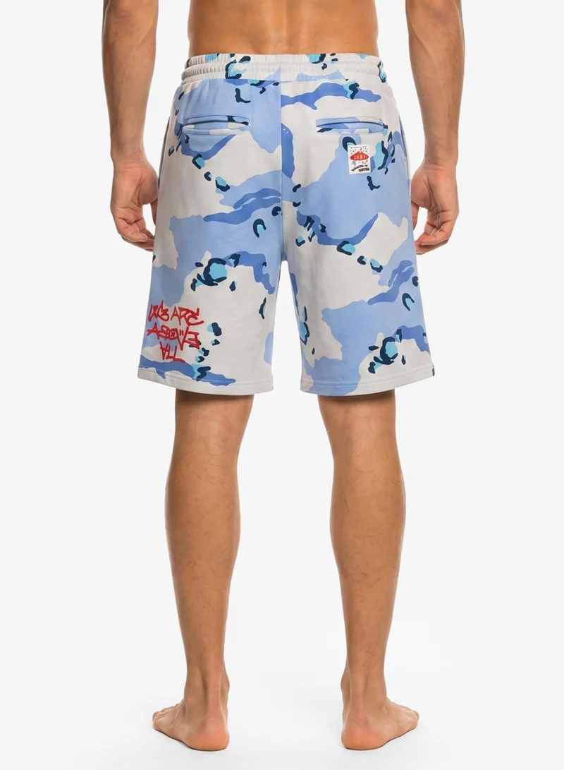 Grimey  Concreat Jungle All Over Print Baggy Sweatshorts for Men | Best Price UAE