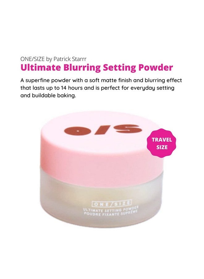 One size By Patrick Starrr Ultimate Blurring Setting Powder Travel Size Mini Universal Translucent For Fair To Medium Dark Skin Superfine Face Loose Powder Makeup Matte Finish - Image 3