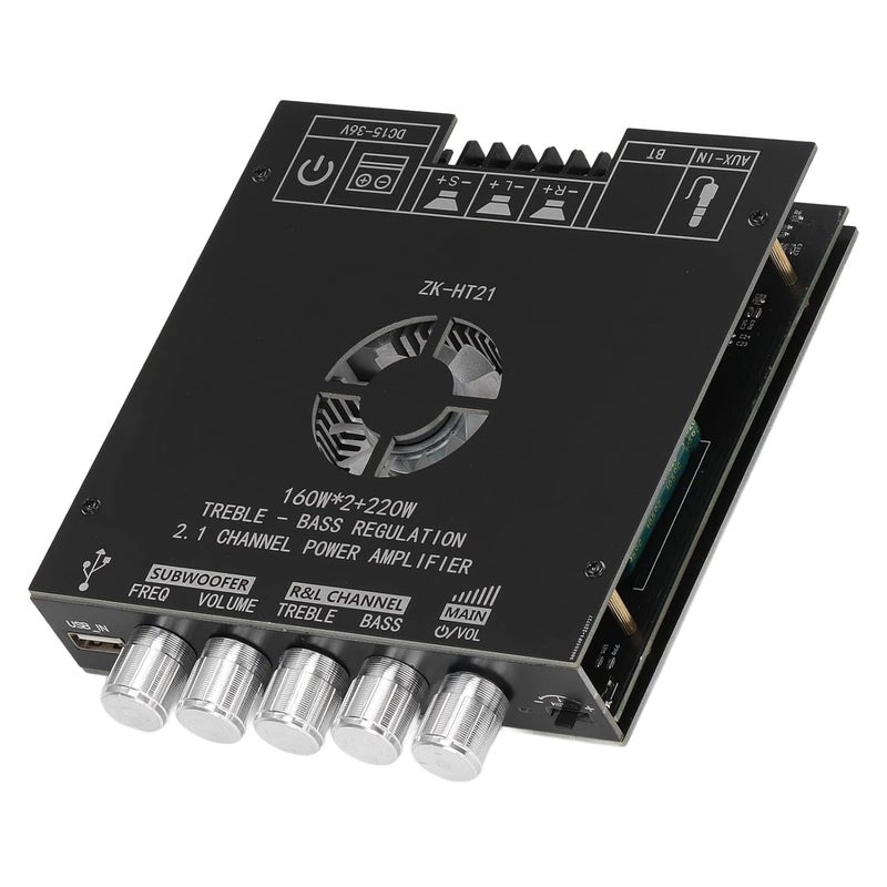 Stable Performance 2.1 Channel Stereo Amplifier Board with 160W Output Power for Left and Right Channels, Ideal for 4-8Ω Speakers - Image 5