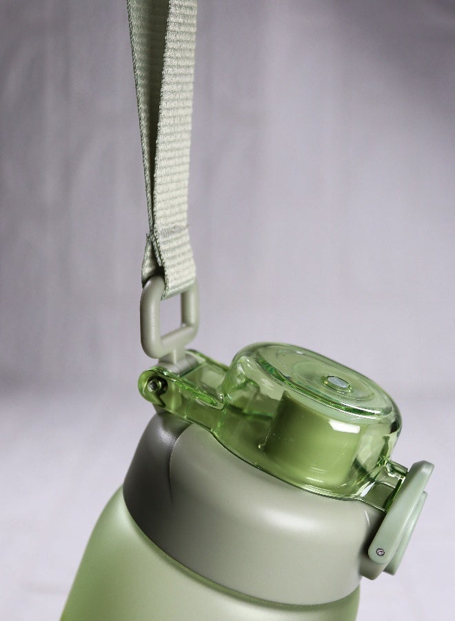 توشيونيكس زجاجة مياه ياوي بيست هايدرو بي كيه التحفيزية، سعة 1000 مل، مصنوعة من البلاستيك الخالي من مادة BPA، ومضادة للتسرب، مع مؤشر للوقت وحزام حمل، وغطاء قلاب، وزجاجة مياه رياضية غير سامة وقابلة لإعادة الاستخدام للمدرسة، وصالة الألعاب الرياضية، والمكتب، والأنشطة الخارجية، والسفر، مع خاصية تتبع الترطيب للأطفال والكبار. - Image 3