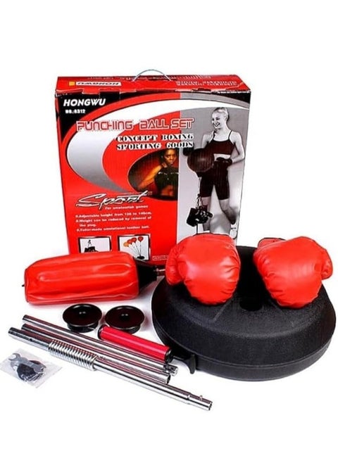Punching Ball Set with Punching Bag, Punching Bag Set with Gloves and Pump