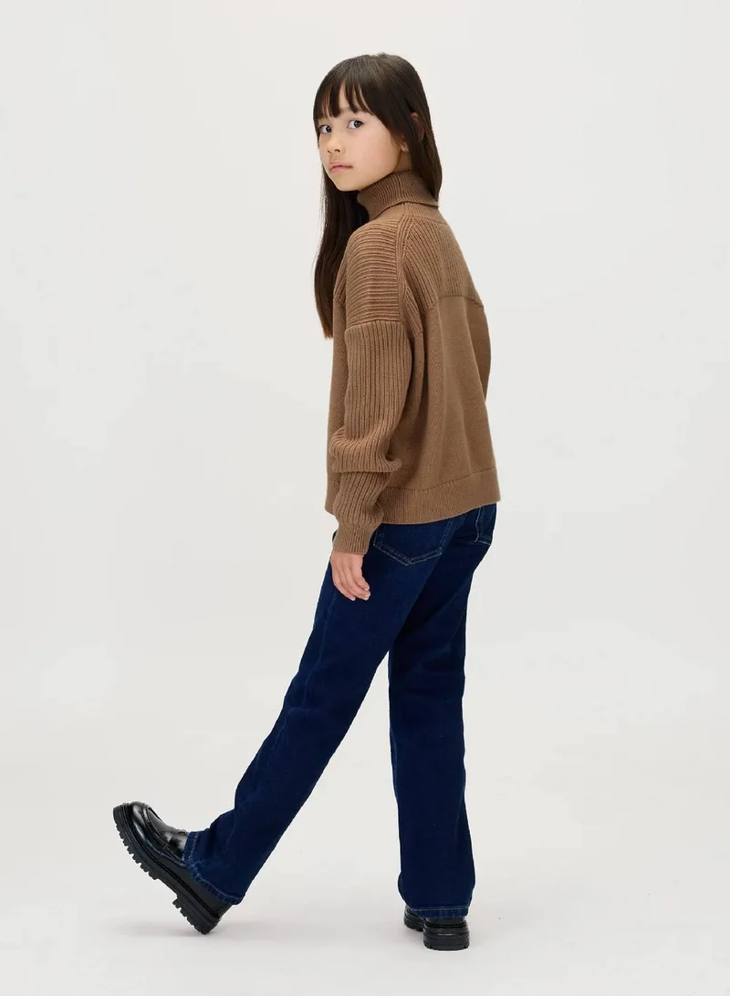 Calvin Klein Jeans Logo Rollneck Jumper