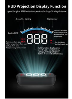 جولف لينك شاشة عرض أمامية GULFLINK (HUD) M6s  - Image 5