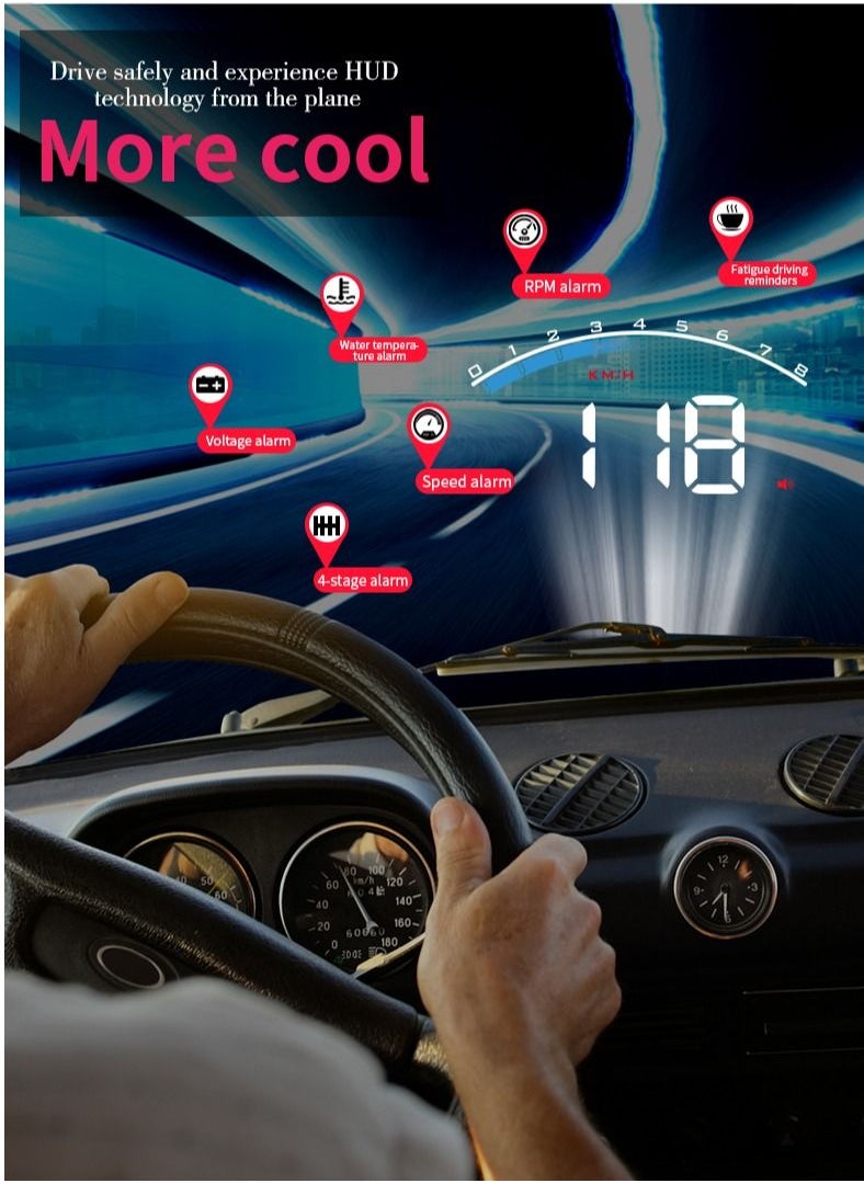 جولف لينك - شاشة عرض أمامية GULFLINK (HUD) M6s - Image 1