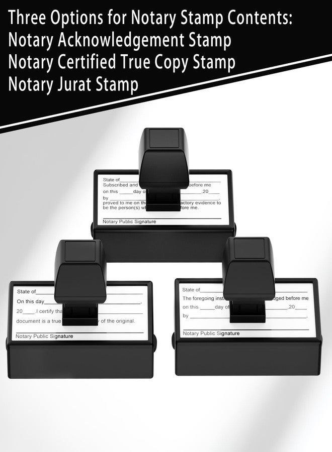 WAHXIAOSW Notary Stamps, Notary Jurat Stamp, Notary Supplies That are Easy to Store, Notary Stamp, Notary Seal - Image 5