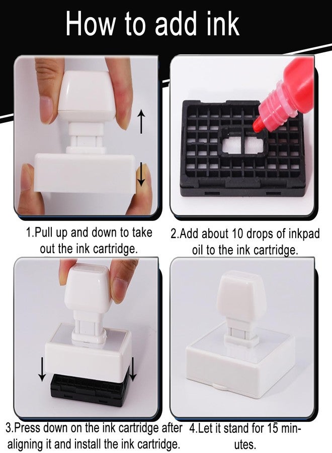 WAHXIAOSW Notary Stamps, Notary Jurat Stamp, Notary Supplies That are Easy to Store, Notary Stamp, Notary Seal - Image 3