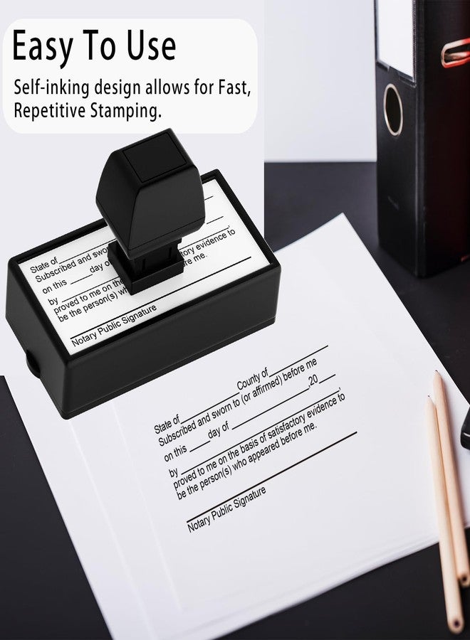 WAHXIAOSW Notary Stamps, Notary Jurat Stamp, Notary Supplies That are Easy to Store, Notary Stamp, Notary Seal - Image 4