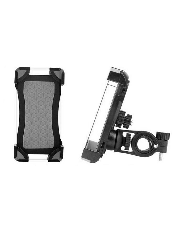 LENND 360 Degree Rotation Anti-Shake Bicycle Phone Holder, Universal Motorcycle Mobile Phone Holder Mount Clamp Compatible with iPhone and Samsung - Image 2