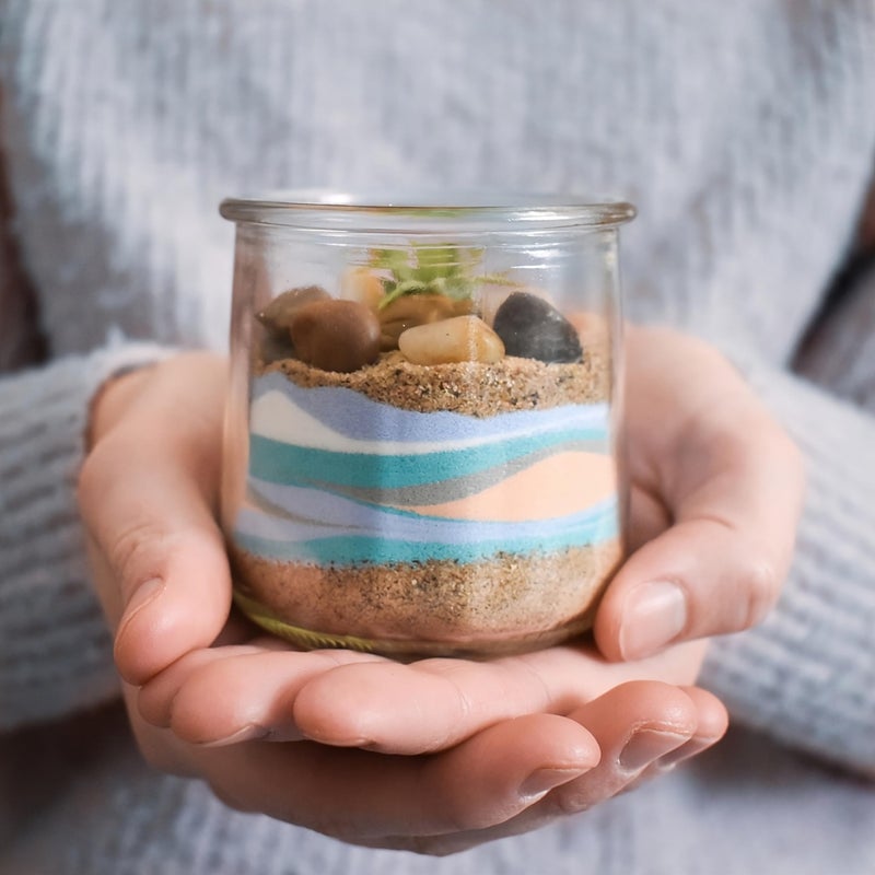 Activa Light Brown Scenic Colored Sand, 1lb (454g) | Vibrant, Fine Grain Colorfast Sand for Arts & Crafts - Image 3