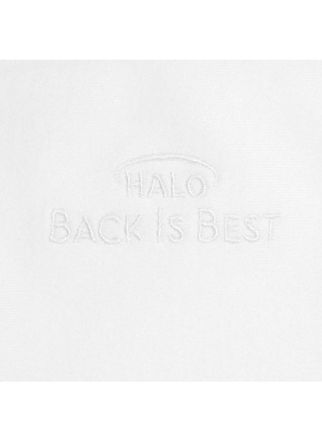 Halo - Baby Sleeping Bag Swaddle, 1.5 Tog Sleepsack, 100% Cotton, White Sleeping Sack For Newborn Babies, Easy Zip Access Nappy Change, Wearable Blanket Grow Bag, Boys And Girls, 0 - 3 Months - Image 1