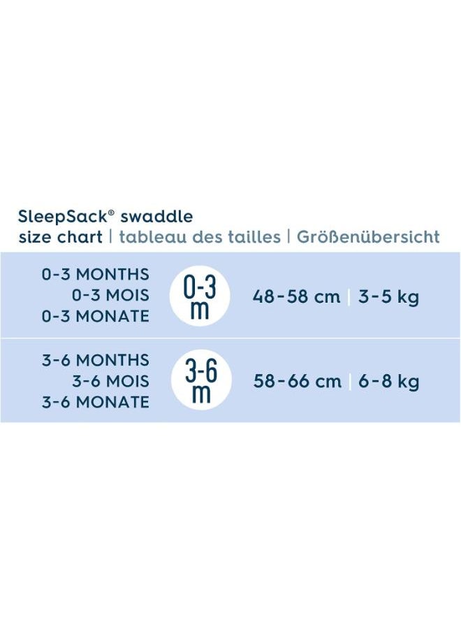 Halo - Baby Sleeping Bag Swaddle, 1.5 Tog Sleepsack, 100% Cotton, White Sleeping Sack For Newborn Babies, Easy Zip Access Nappy Change, Wearable Blanket Grow Bag, Boys And Girls, 0 - 3 Months - Image 1