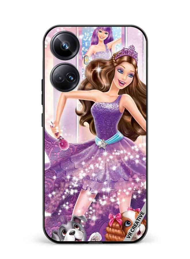 VR CREATIVE Protective Case Cover For Realme 10 Pro Plus Princess Barbie Design Multicolour - Image 1
