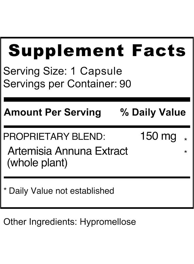 Jiva BOTANICALS - Artemisia Annua Capsules - Sweet Wormwood Capsules - Wormwood Herb Extract From Sweet Wormwood Root - Leverage The Benefits Of Wormwood Plant - 90 Capsules - Image 4