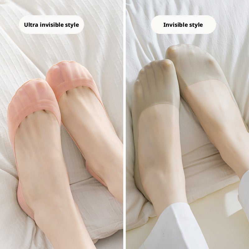 BONAS Ice Silk No-Show Socks for Women - Image 1