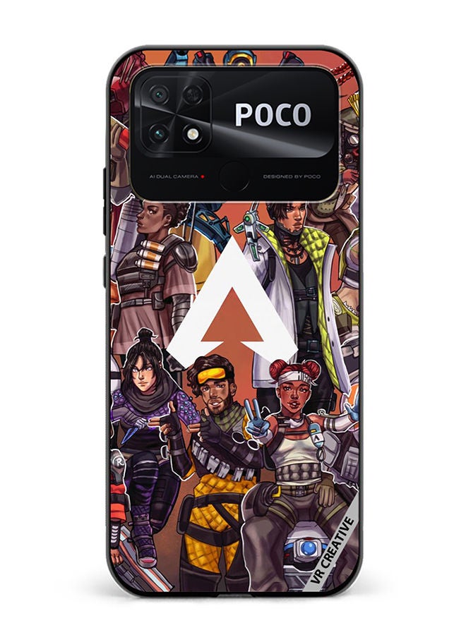 VR CREATIVE Protective Case Cover For Xiaomi Poco C40 Apex Legends Whole Team Design Multicolour - Image 1
