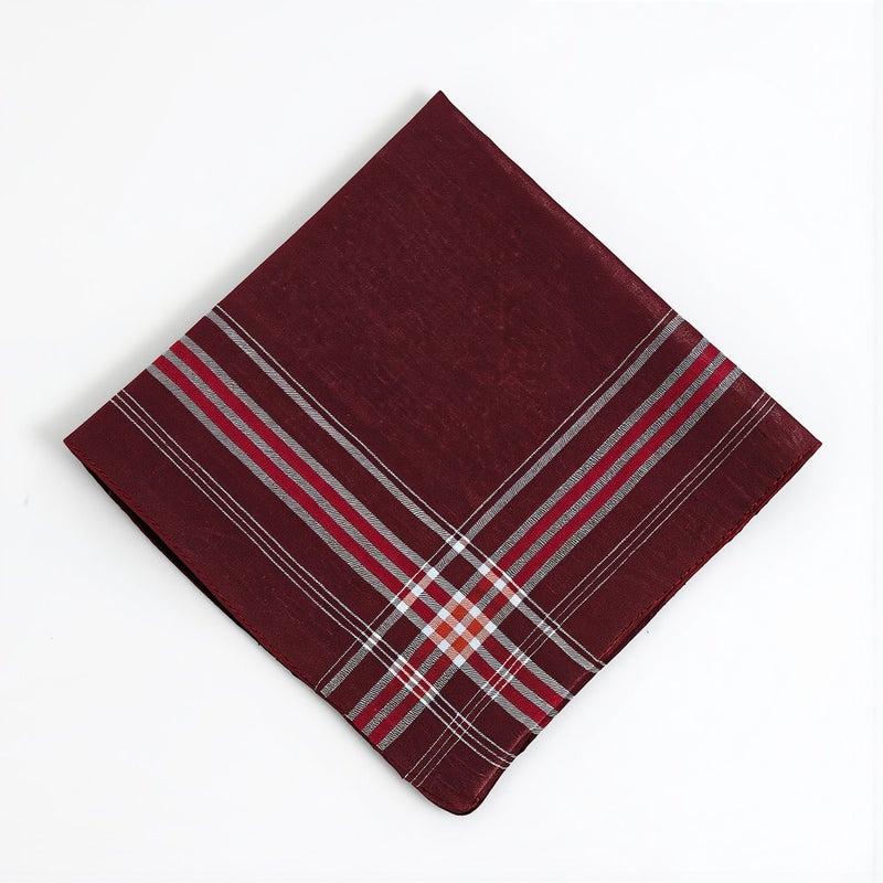 Multi Function Plaid Handkerchief Versatile Use Sweat Wipe Glasses Wipe Gift Wrapping - Image 3