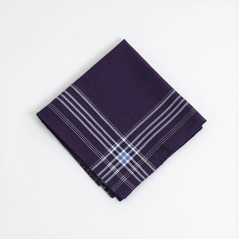 Multi Function Plaid Handkerchief Versatile Use Sweat Wipe Glasses Wipe Gift Wrapping - Image 5