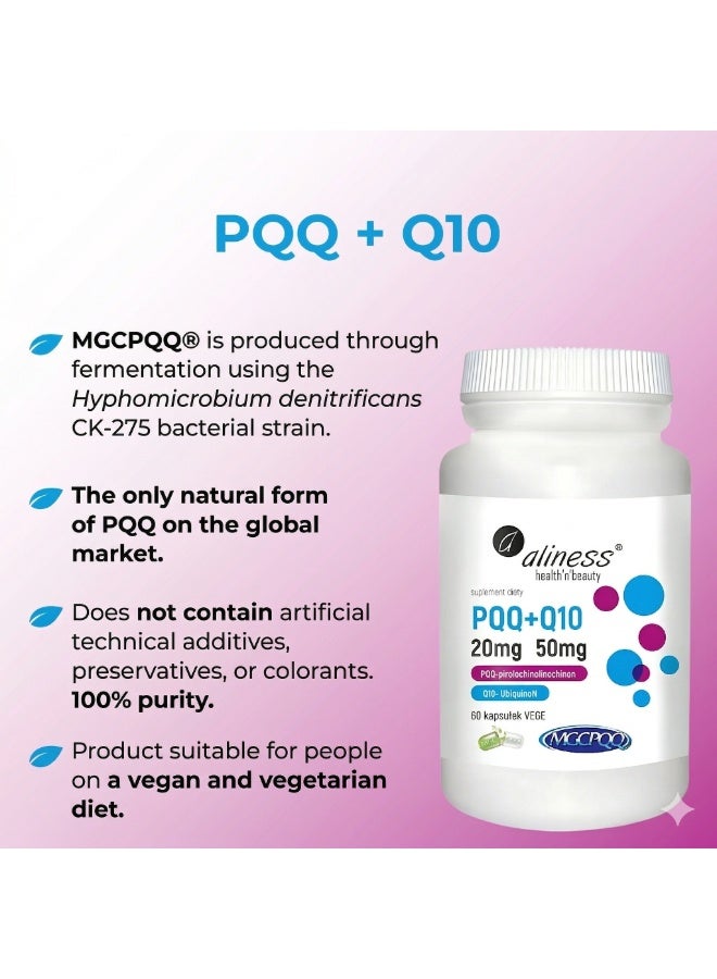 ألينس PQQ 20mg + Q10 50mg – دعم الطاقة الخلوية وصحة الدماغ – 60 كبسولة – مصنوع في ألمانيا - Image 4