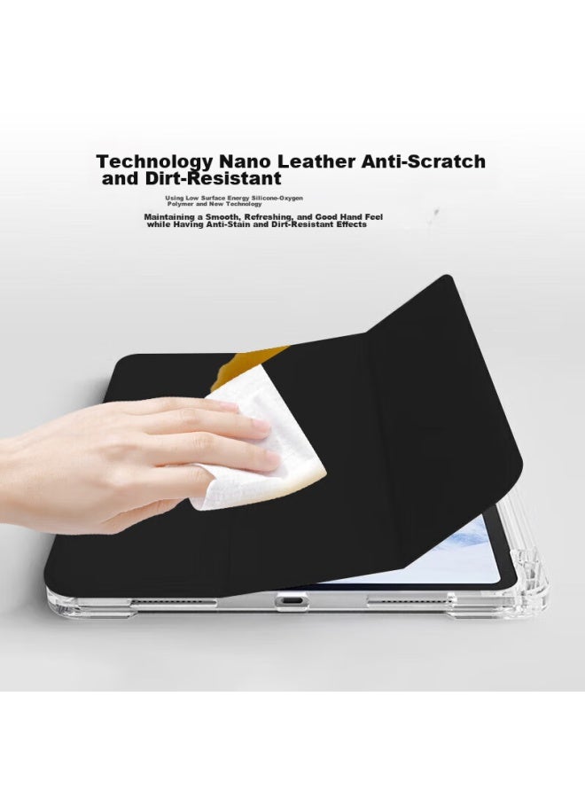 Australian Wave Aolang Ipad 10th Generation 10.9-inch Protective Case, Transparent With Pencil Holder, Full Coverage Anti-bend Anti-drop Stand Case For Apple Tablet - Image 3
