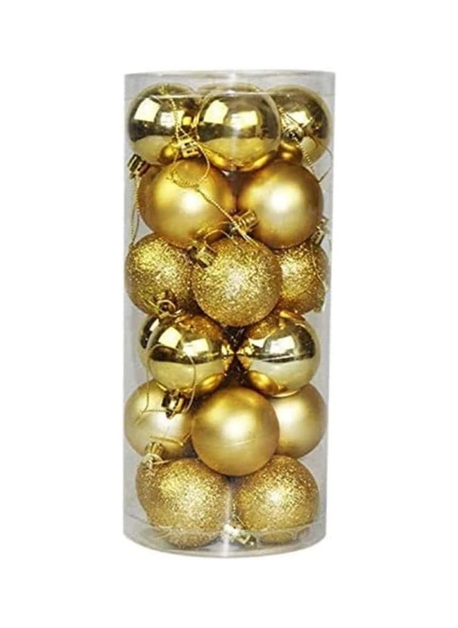 24 -Pieces Gold Christmas Ball Ornaments, 4 Cm - pzsku/Z37809A49906D054F00D7Z/45/_/1701683531/22b46039-906c-443b-b4ed-9a4b560f1d9e