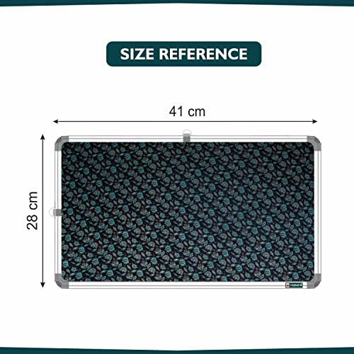 YAJNAS® 28x41 CM Premium Material Blossom Blue Designed Notice Board/Pin-up Board/Soft Board/Bulletin Board/Pin-up Display Board for Study Room, Home, Office & School Use - Image 2