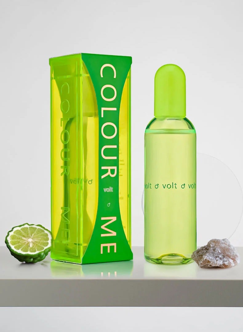 كولور مي مجموعة عطور مكونة من عطرين Volt للرجال وRed للنساء بحجم 190 مل من Milton Lloyd - Image 2