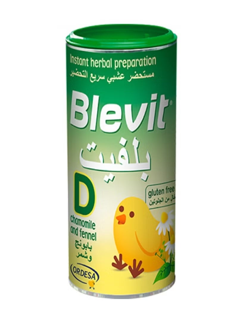 Blevit Instant Herbal Preparation, Chamomile & Fennel, 200g