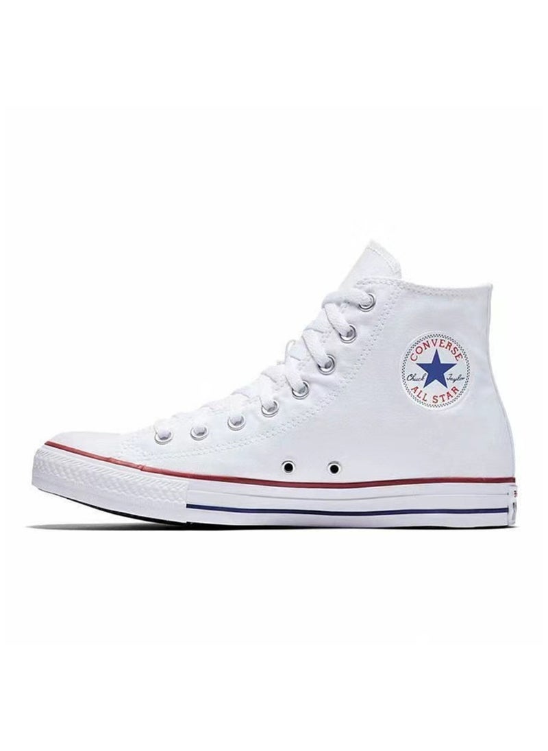 CONVERSE - Casual, yet stylish All Star Classic High - Top Canvas Shoes. Unisex in design, they are a hit among trend - followers and make for an excellent choice for couples. Whether it's a sports day or a laid - back date, these shoes offer comfort, fashion, and versatility. - Image 1