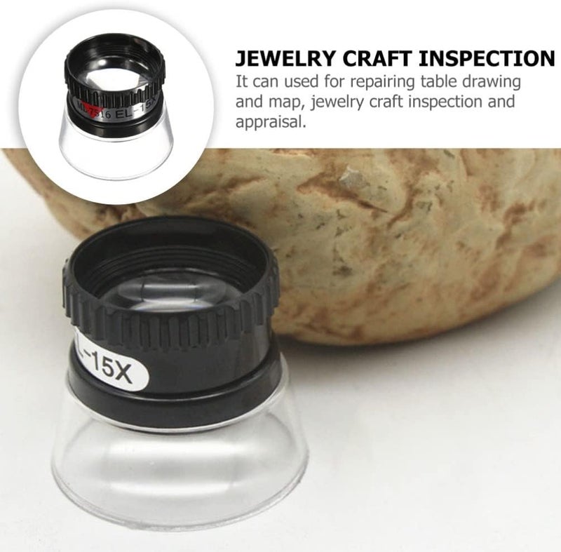 klarako Cylindrical Desktop Magnifying Glass Household loupe Magnifier Acrylic Lens Handheld map Cylinder Drawing Desktop Magnifying Glass Paperweight Cylindrical Simple Magnifying Glass - Image 5