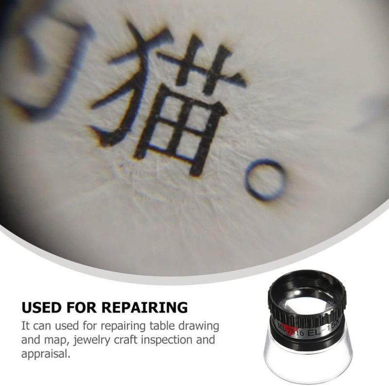 klarako Cylindrical Desktop Magnifying Glass Household loupe Magnifier Acrylic Lens Handheld map Cylinder Drawing Desktop Magnifying Glass Paperweight Cylindrical Simple Magnifying Glass - Image 2