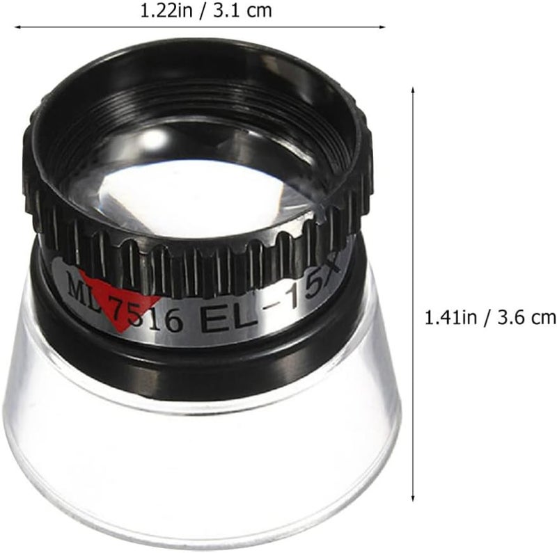 klarako Cylindrical Desktop Magnifying Glass Household loupe Magnifier Acrylic Lens Handheld map Cylinder Drawing Desktop Magnifying Glass Paperweight Cylindrical Simple Magnifying Glass - Image 3