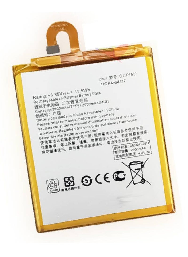 GENNEXT Replacement Battery For ASUS C11P1511/Zenfone 4 Selfie/ZD553KL/ZB553KL/X00LD/X00LDB Built-in Battery High Quality - Image 2