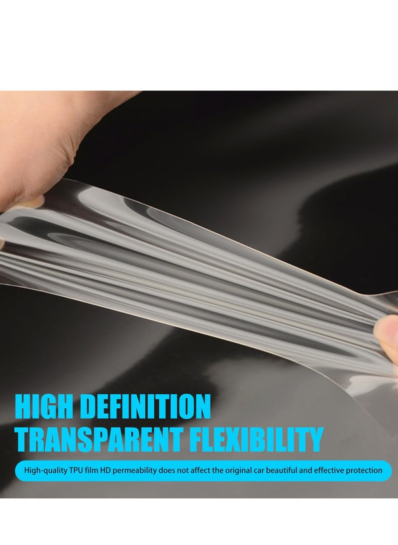 Excefore Auto Door Handle Protective Film Car Door Handle Scratch Protection Cover Guard Film Stickers Waterproof TPU Vehicle Handle Stickers Compatible with Tesla Model Y Model 3  - Image 5