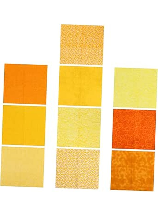 Cotton Canvas Quilting Fabric Blocks 10pcs 22x25cm Sewing Material Set - Image 1