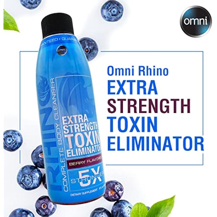 Wellgenix Omni Rhino Detox Drink - Toxin Eliminator - Same Day Cleansing Liquid - Fruit Punch - 8 fl oz (Pack of 1) - Image 2