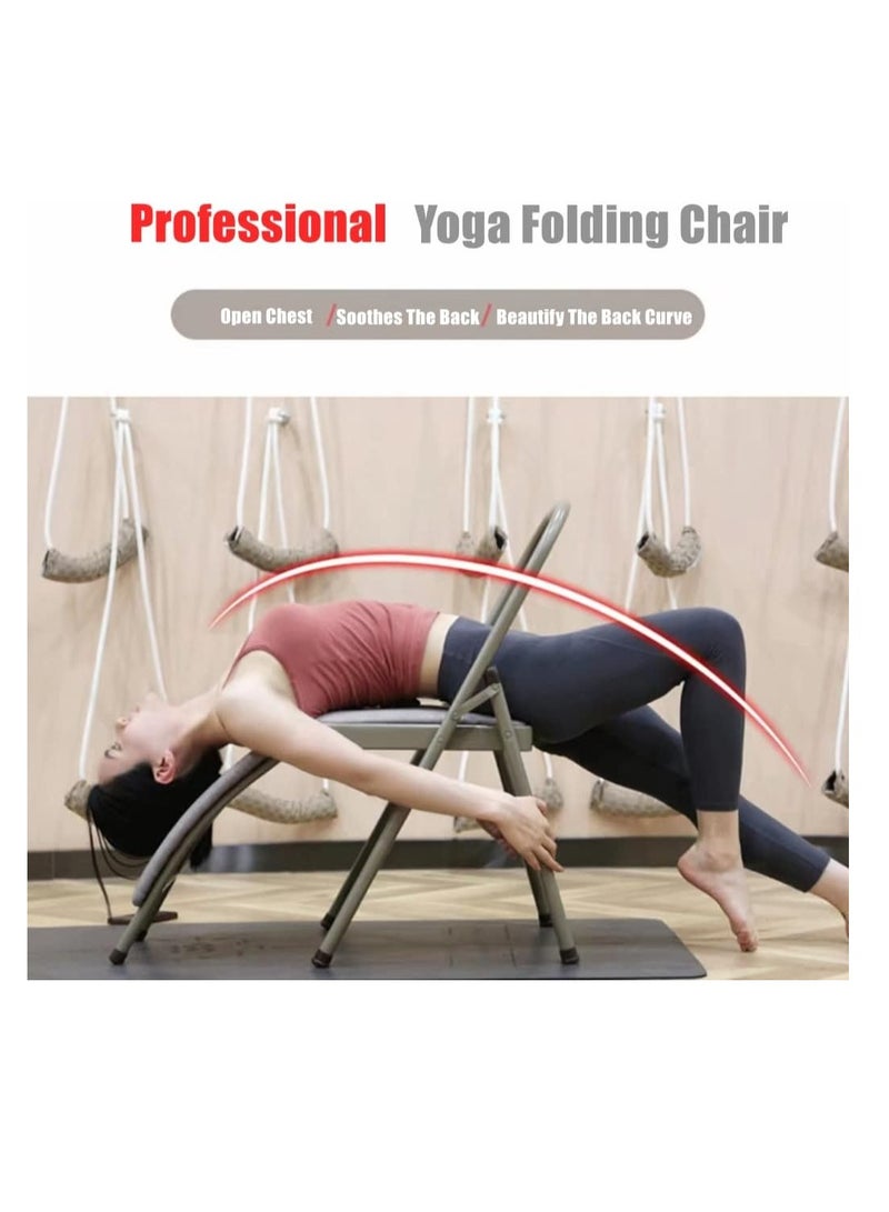 ULTIMAX Yoga Folding Chair with Lumbar Back Support - Image 3