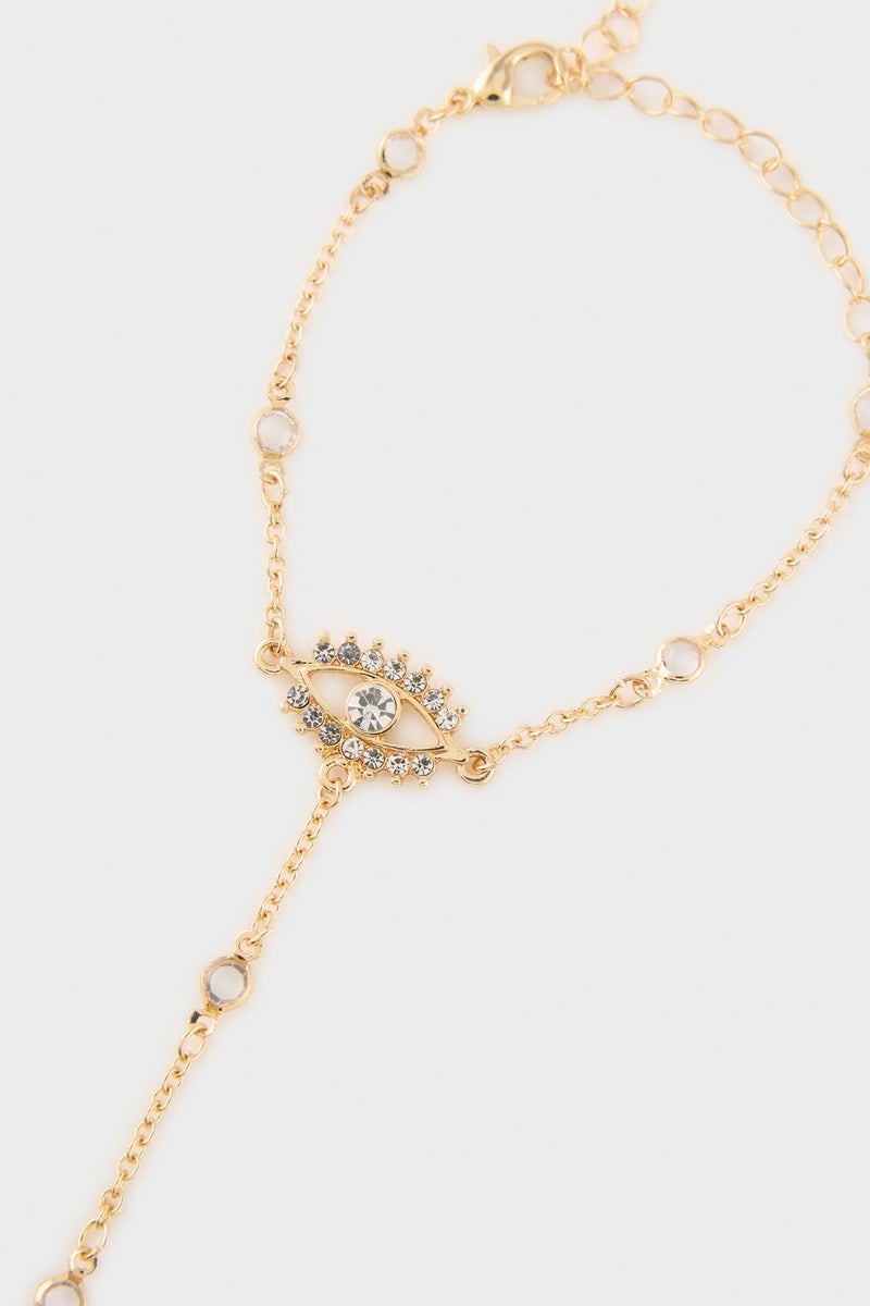 ديفاكتو سلسلة يد كف حريمي بتصميم العين - Image 4