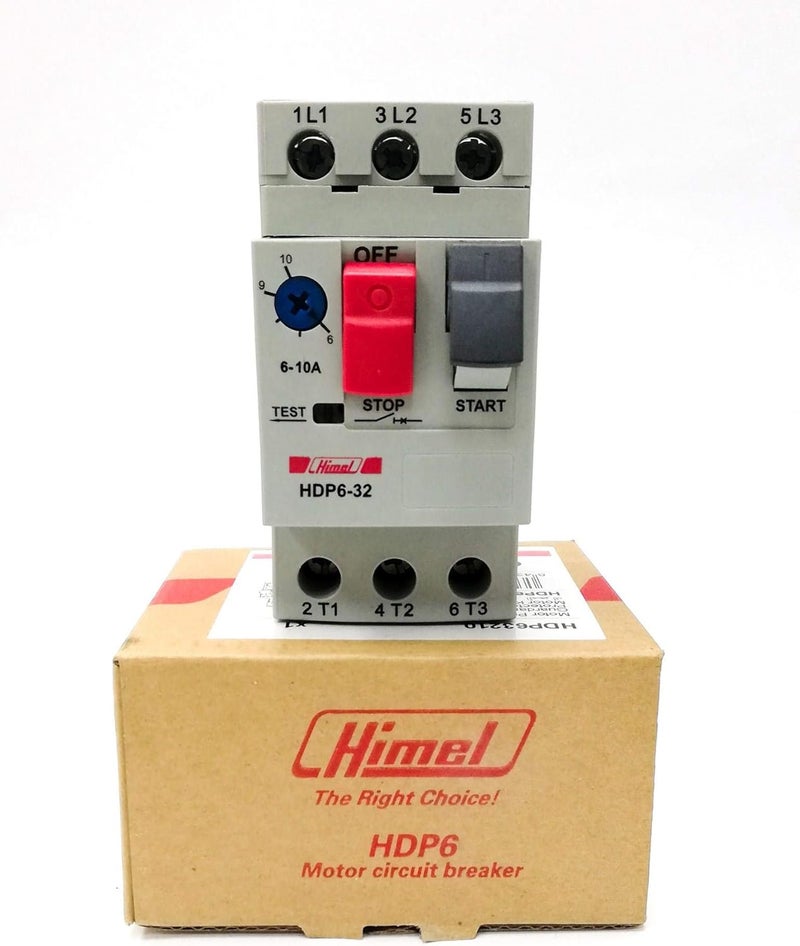 Himel Motor Protector Circuit Breaker MPCB 6-10A HDP63210 - Himel - Image 3