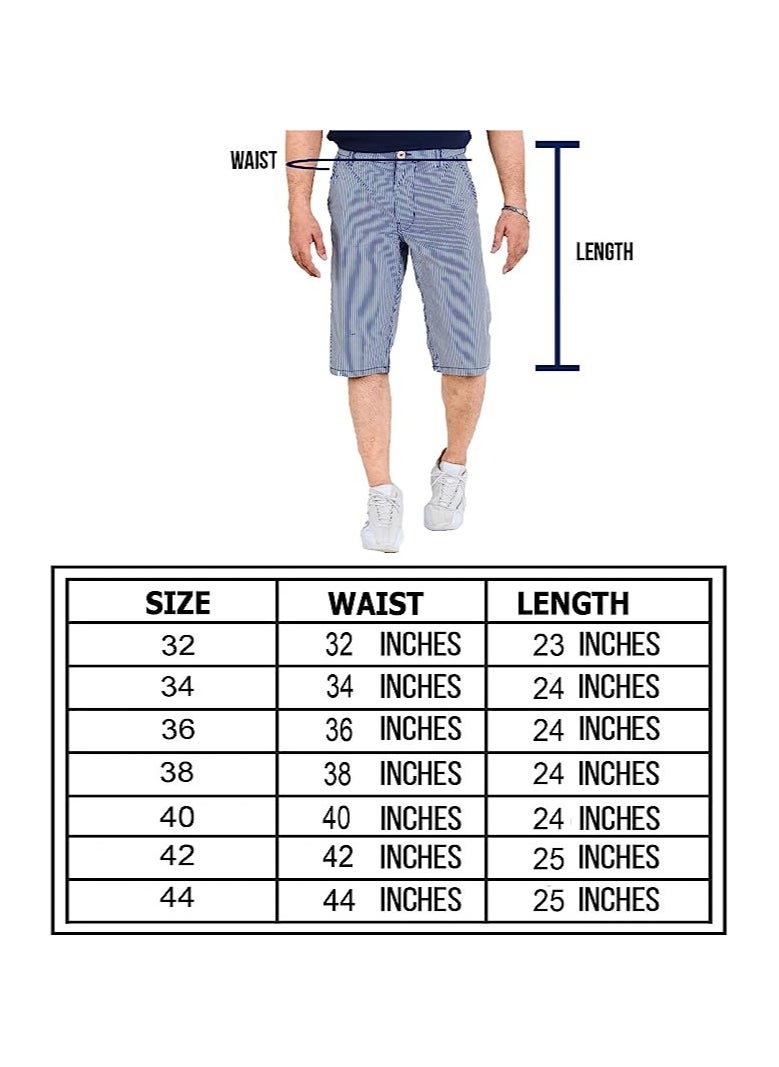 FLUSH - Flush Men's Chino Short Slim Fit Flat Front Comfort Stretch Casual Shorts - Image 1