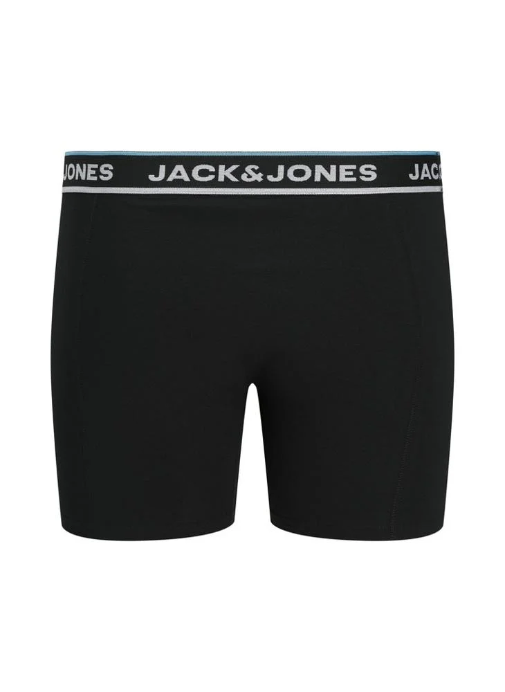JACK & JONES  3 Pack Logo Band Trunks for Men | Best Price UAE