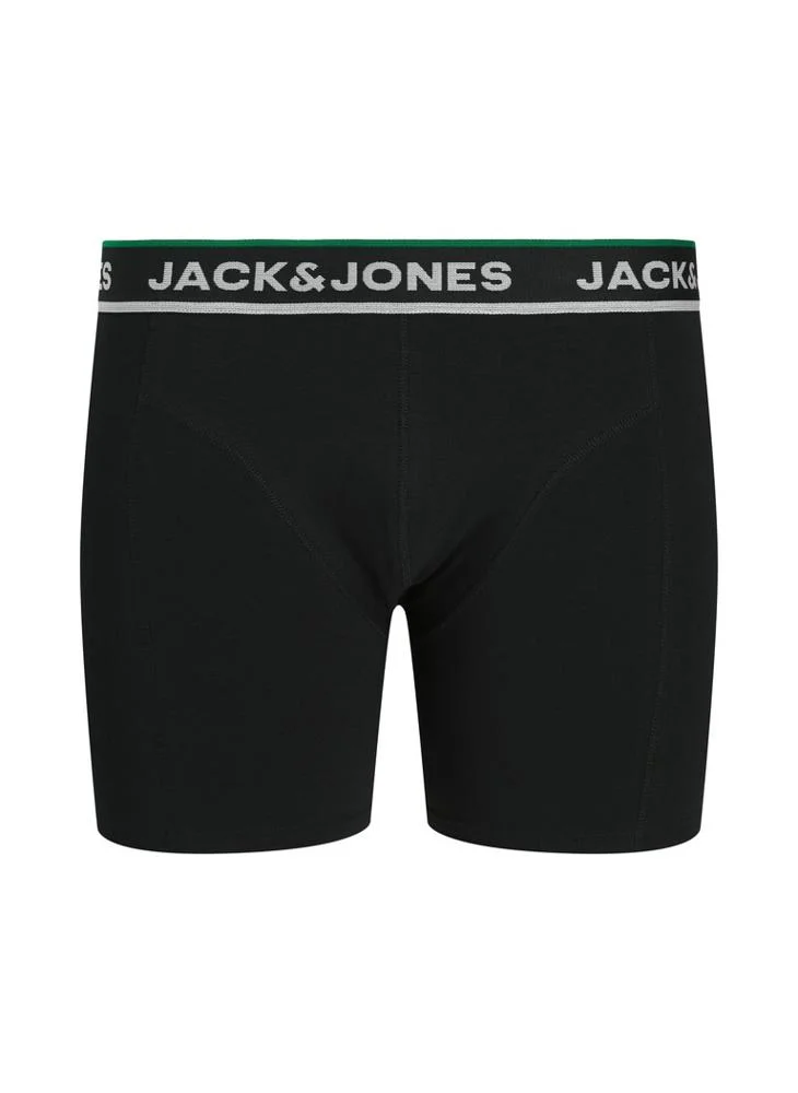 JACK & JONES  3 Pack Logo Band Trunks for Men | Best Price UAE