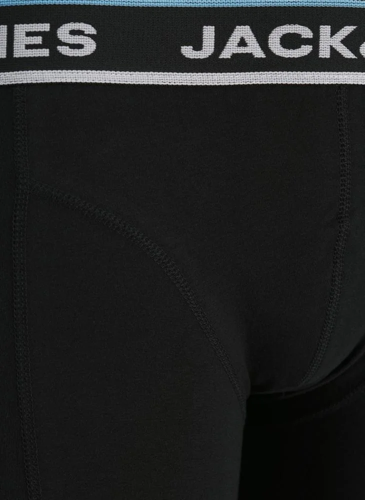JACK & JONES  3 Pack Logo Band Trunks for Men | Best Price UAE