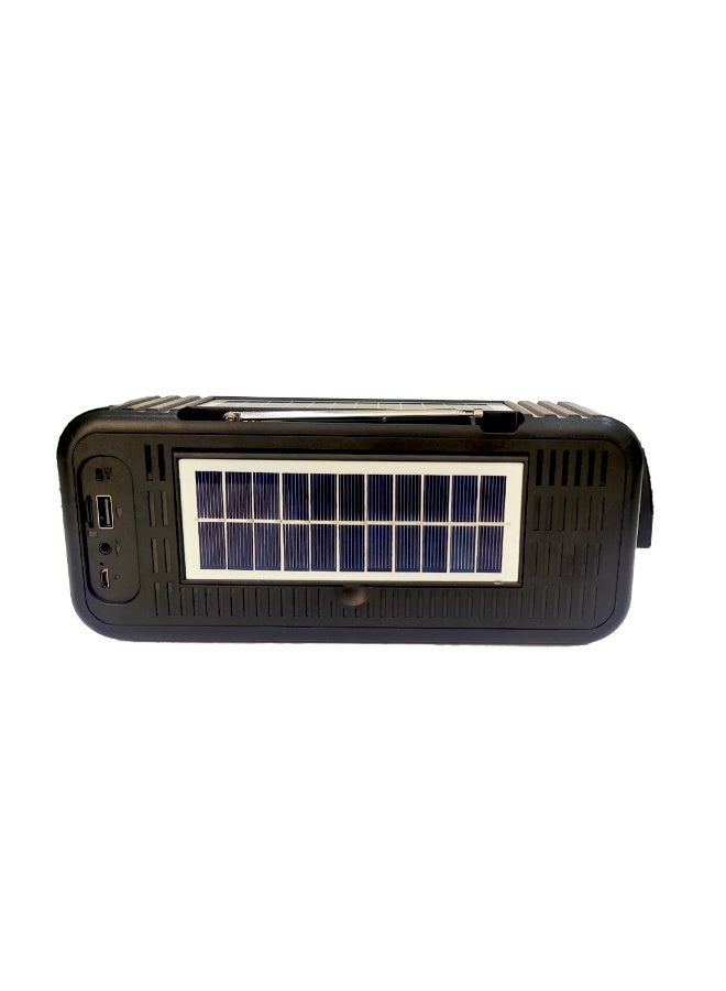 Portable Solar-Powered Bluetooth Radio | Rechargeable Outdoor Speaker with FM Radio and Solar Charging - Image 3