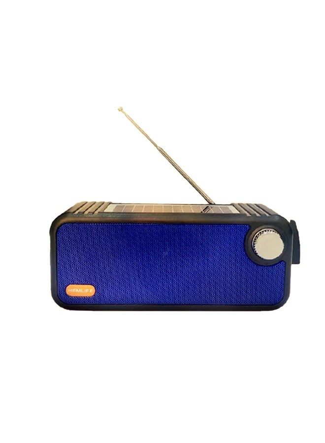 Portable Solar-Powered Bluetooth Radio | Rechargeable Outdoor Speaker with FM Radio and Solar Charging - Image 1