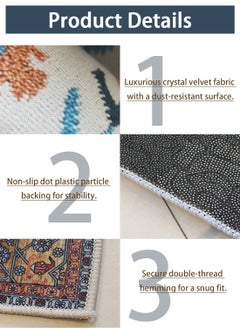 EqiEch Sofa Carpe, Modern Style Living Room Rugs, Non-Slip Sofa Rugs, Washable Living Room Rugs, Various Sizes  - Image 4