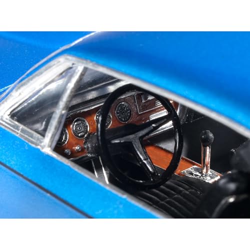 Platz C.P.M. MPC: 1:25 Scale Model Kit - 1967 Pontiac GTO - Blue, 85+ Parts - Skill Level 2, Authentic Vehicle Building Kit, Replica Classic Car, Age 14+ - Image 4
