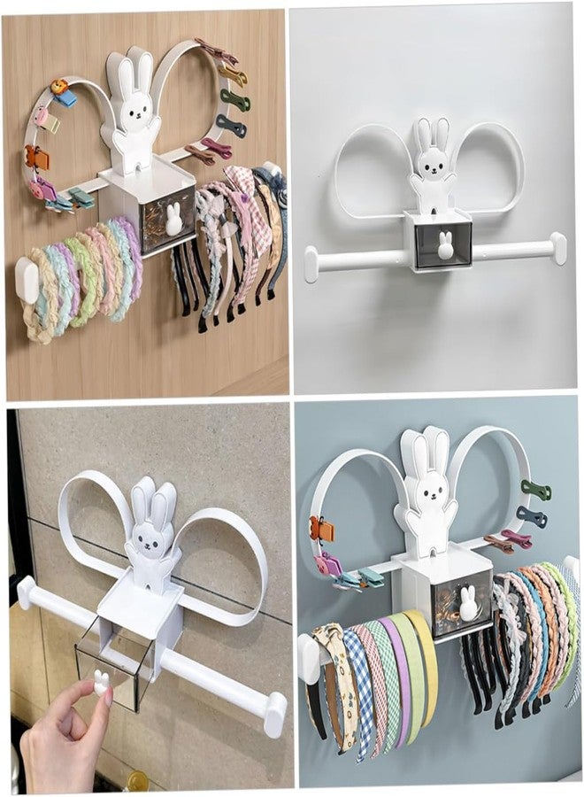 Apexx Wall Ornament Rack Kids Hairpin Storage Headband Holder Wall Rack Shelf Hair Ribbon Holder Kids Headband Stand Hair Clip Storage Decor Wall - Image 3