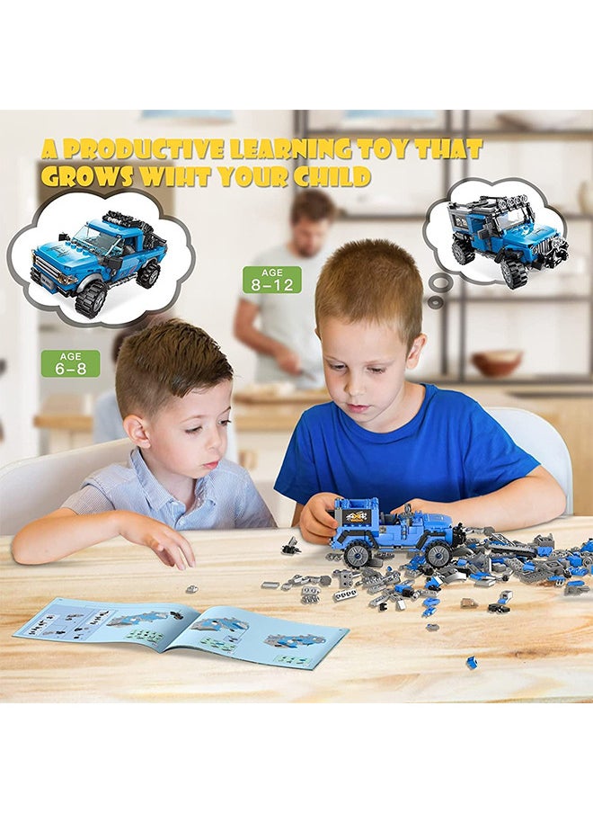 Dinosaur Building Block Toys Children's 3-in-1 Dinosaur Toys 6-12 Year Old Children's Building Block Stem Toy Project Boys and Girls' Education Toys (375 Pieces)  - Image 5