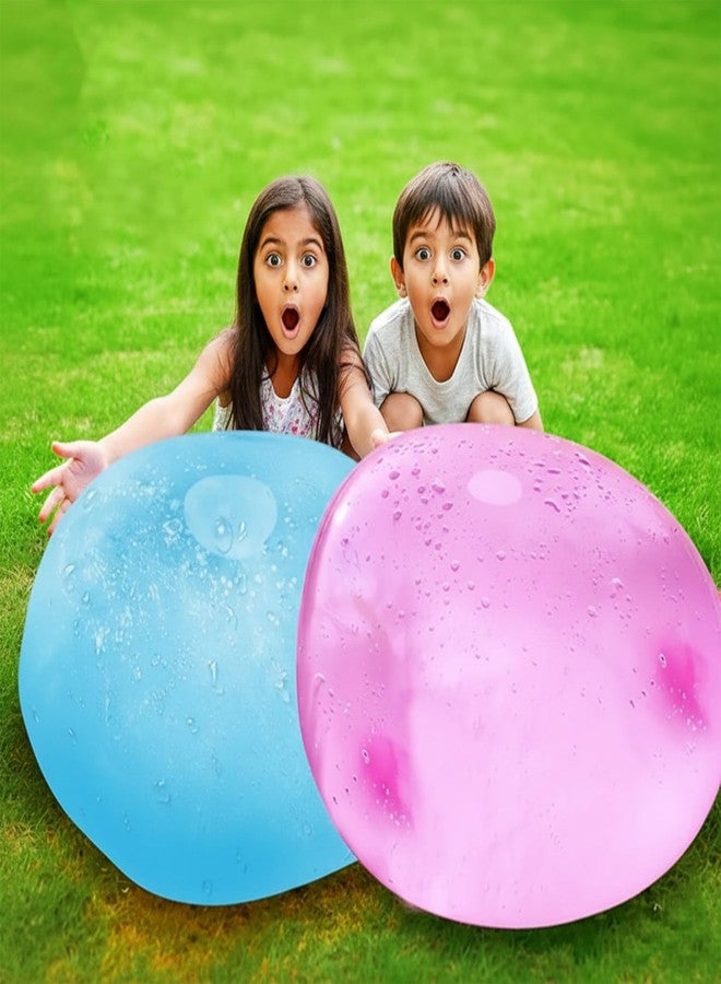 Kidology Giant Bubble Ball Inflatable Water Balloon | Transparent Soft Rubber Bubble Ball for Outdoor & Indoor Play | Large Bounce Beach Ball for Pool, Garden, Yard Games & Party Fun - Image 1